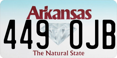 AR license plate 449OJB