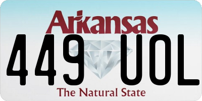 AR license plate 449UOL