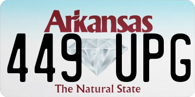 AR license plate 449UPG