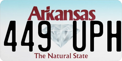 AR license plate 449UPH