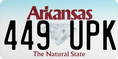 AR license plate 449UPK