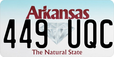 AR license plate 449UQC