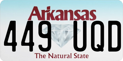 AR license plate 449UQD
