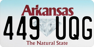 AR license plate 449UQG