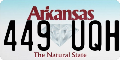 AR license plate 449UQH