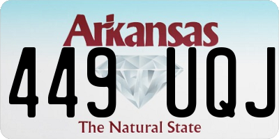 AR license plate 449UQJ