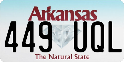 AR license plate 449UQL