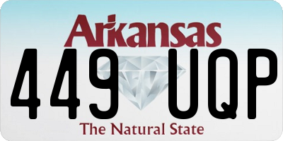 AR license plate 449UQP