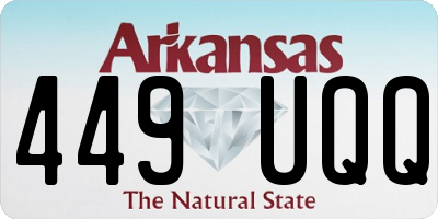 AR license plate 449UQQ