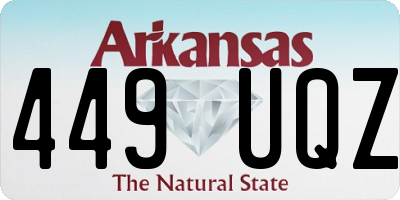 AR license plate 449UQZ
