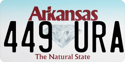 AR license plate 449URA