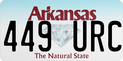 AR license plate 449URC