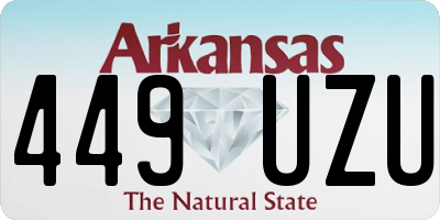AR license plate 449UZU