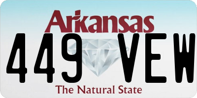 AR license plate 449VEW