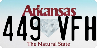 AR license plate 449VFH