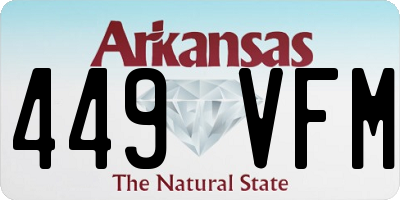 AR license plate 449VFM