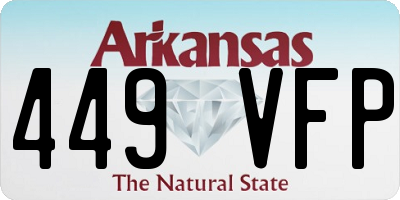 AR license plate 449VFP