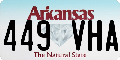 AR license plate 449VHA