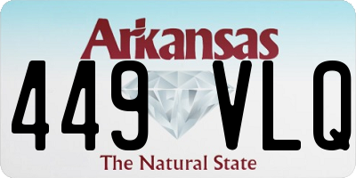 AR license plate 449VLQ