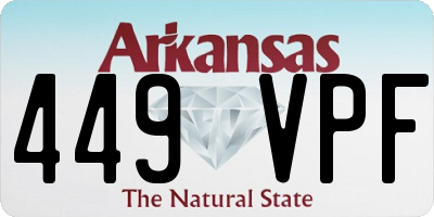 AR license plate 449VPF