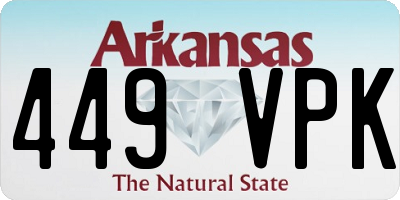 AR license plate 449VPK