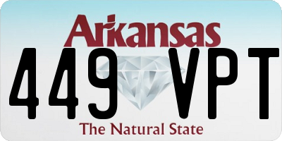 AR license plate 449VPT