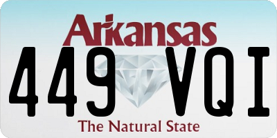 AR license plate 449VQI