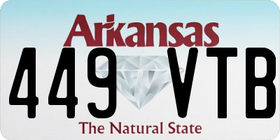 AR license plate 449VTB