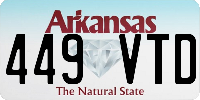 AR license plate 449VTD