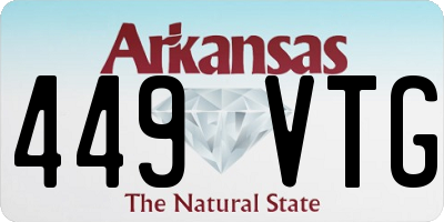AR license plate 449VTG