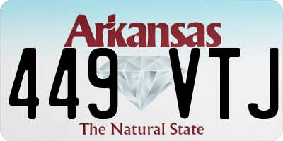 AR license plate 449VTJ