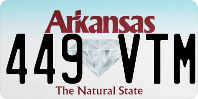 AR license plate 449VTM