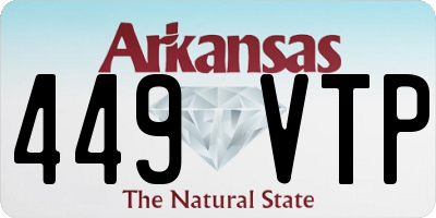 AR license plate 449VTP