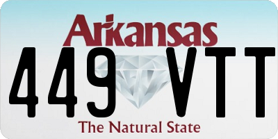 AR license plate 449VTT