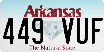 AR license plate 449VUF