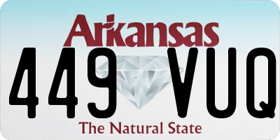 AR license plate 449VUQ
