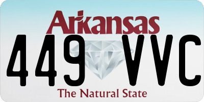 AR license plate 449VVC