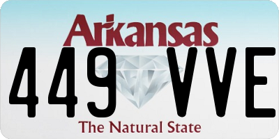 AR license plate 449VVE