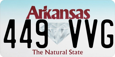 AR license plate 449VVG