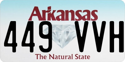 AR license plate 449VVH