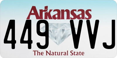 AR license plate 449VVJ