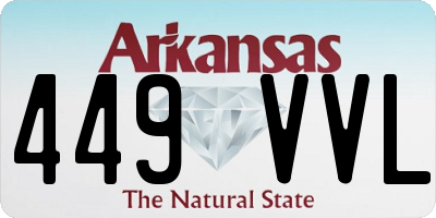 AR license plate 449VVL