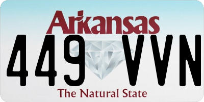 AR license plate 449VVN