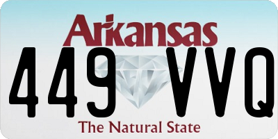 AR license plate 449VVQ
