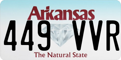 AR license plate 449VVR