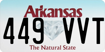 AR license plate 449VVT