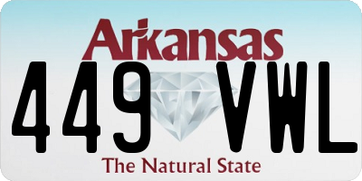 AR license plate 449VWL