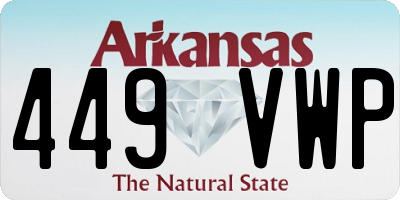 AR license plate 449VWP