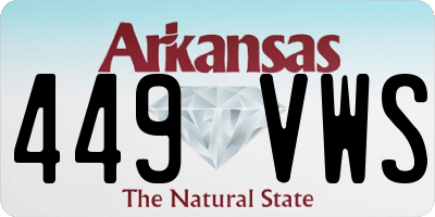 AR license plate 449VWS