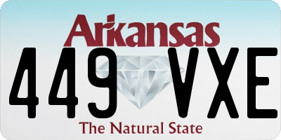 AR license plate 449VXE